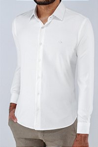 CAMISA ML ESSENCIAL SLIM MAQUI BRANCA OGOCHI