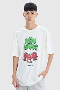 CAMISETA REGULAR BAD CREW BRANCA BAW