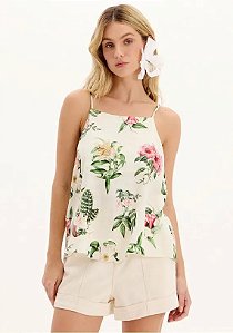 BLUSA DE ALCA EVASE LANÇA PERFUME