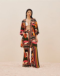 KIMONO ALONGADO EST-PRETO- CACAY