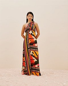 VESTIDO LONGO OMBRO SO ABERTURA CACAY