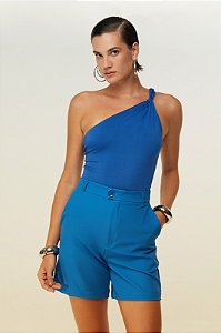 BERMUDA ALFAIATARIA AZUL DIMY