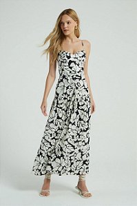VESTIDO LONGO EST FLORAL MY PLACE