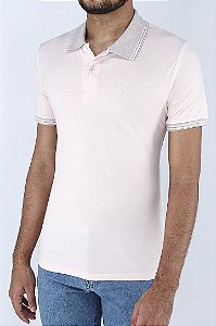 POLO MC CASUAL SLIM ROSA OGOCHI