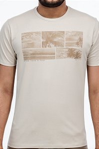 CAMISETA MC CONCEPT SLIM OGOCHI BEGE