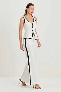 CALÇA PANTALONA -BRANCO  DIMY