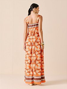VESTIDO  LONGO ESTAMPADO DIMY