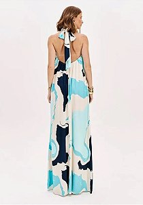 VESTIDO LONGO FRENTE UNICA ESTAMPADO LP