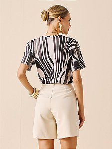 BERMUDA FEMININA BOLSO FACA - DIMY