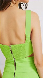 TOP JUSTO ALCA DETALHE ZIPER - MORENA ROSA