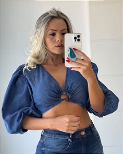 BLUSA JEANS M INDIGO 0360115824