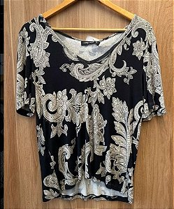 BLUSA MANGA CURTA DECOTE V 502BL007621