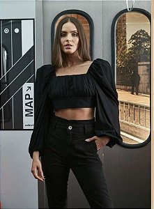 BLUSA COLCCI P PRETO 0360116207