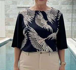 BLUSA MALHA EST FLAPPER EST FLAPPER P 01033167