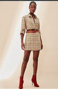 SAIA MINI COM CINTO BEGE SAFARI M DIMY