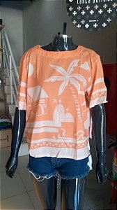 T-SHIRT ESTAMPADA  TONS DA TERRA TSH27380 M