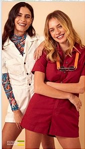 MACAQUINHO SARJA BOLSO FRENTE VINHO G 02033285