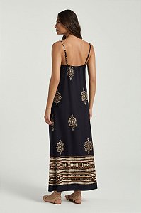 VESTIDO LONGO EST BARRADO 0999903 MY PLACE