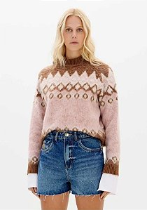 SHORT JEANS MOM SUPER HIGH LANÇA PERFUME