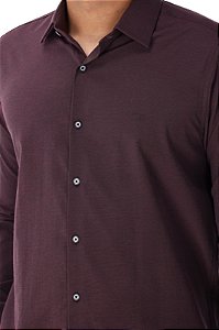 CAMISA ML SLIM ESSENCIAL ROXA OGOCHI