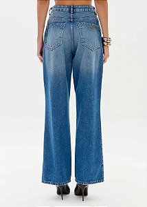 CALCA JEANS FULL LENGTH SUPER HIGH LANÇA PERFUME