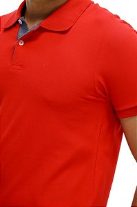POLO MC SLIM ESSENCIAL OG PTL VERMELHO OGOCHI