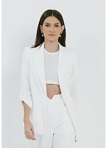 BLAZER MANGA 3/4 OFF-WHITE - DIMY  BLA32845