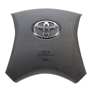 Tampa Capa Buzina Airbag Volante Toyota Hilux 2011 2012 2013 2014 2015 PRETO