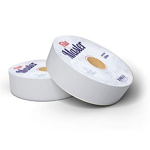 Fita Plástica Master Lisa Branca White - 32mmx50m