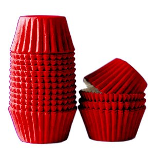 Forminha para Brigadeiro e Docinhos n°5 Vermelho - (100 Unidades)