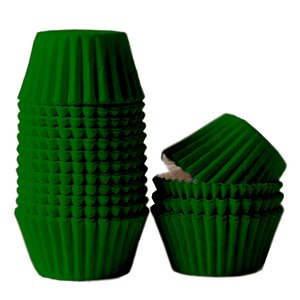 Forminha para Brigadeiro e Docinhos n°5 Verde Escuro - (100 Unidades)