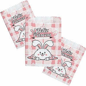 Saco Lembrancinha Presentinho Chocolate Doce - Páscoa (01) - 25 Unidades