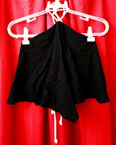 Cropped aberto nas costas