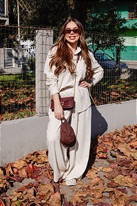 Conjunto Feminino Leticia linho cru