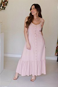 Vestido Feminino Longuete Clara Rose
