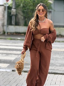 Conjunto 3 peças tricot