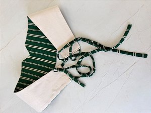 Faixa-Cinto verde listra