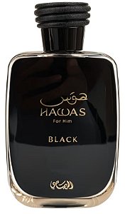 Hawas Black Eau de Parfum 100ml - Rasasi - Árabe Parfum