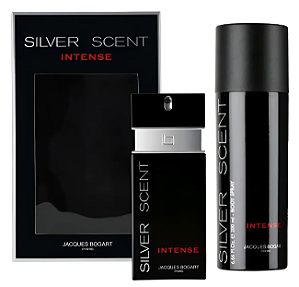 Kit Silver Scent Intense Pour Homme - EDT 100ml + Body spray 200ml - JB