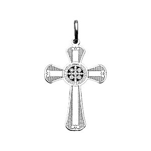 Pingente Crucifixo Cruz São Bento Prata 925 Legítima Maciça