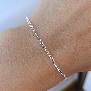 Pulseira Feminina Elos Portugueses Prata 925 Legítima Maciça