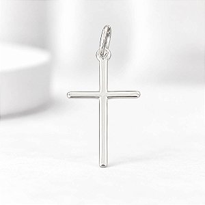 Pingente Crucifixo Cruz Palito Prata 925 Legítima Original