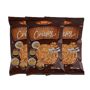 Cebola Palha Crispy 70g Kit com 3 unidades