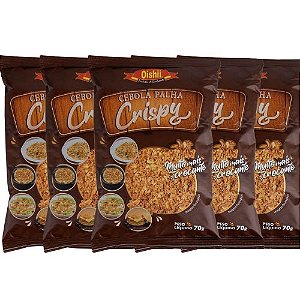 Cebola Palha Crispy 70g Kit com 5 unidades