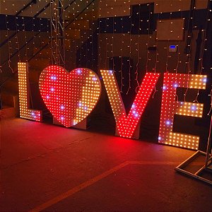 Love Led Pixel Digital Instagramável - LOCAÇÃO
