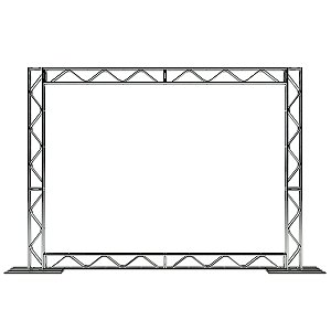 Kit Backdrop Aço Q20 2,5m x 3m - LOCAÇÃO