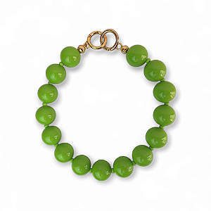 Choker Bolona Verde Folha