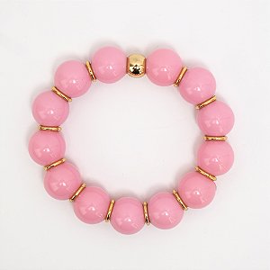 Pulseira Bubble Basic Rosa