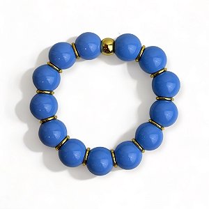 Pulseira Bubble Basic Azul Tiffany