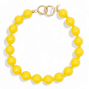 Choker Bola Amarelo Ovo